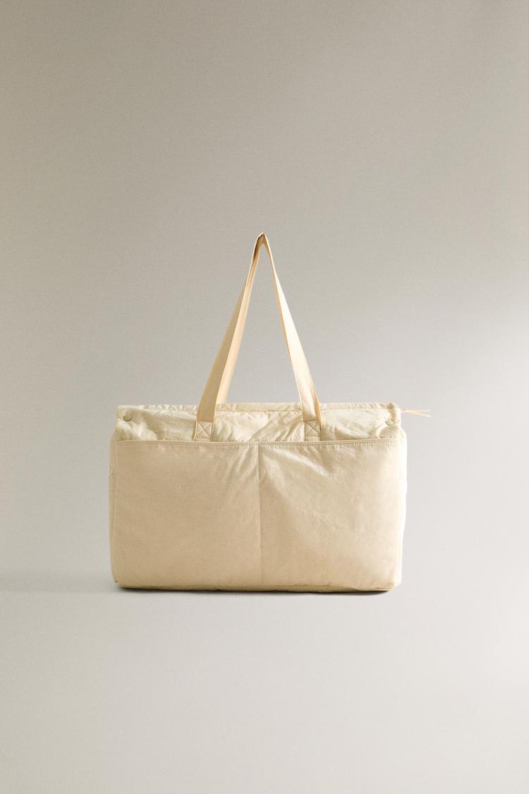 FLORAL MATERNITY BAG Butter ZARA United Kingdom