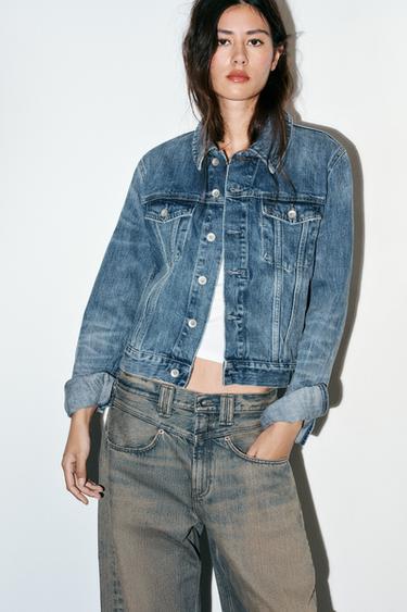 TRF LOW-RISE BAGGY JEANS - Blue by Zara - Image 2