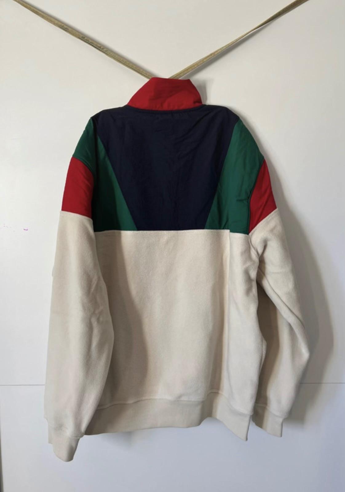 COLOUR BLOCK FLEECE SWEATSHIRT - Image 5