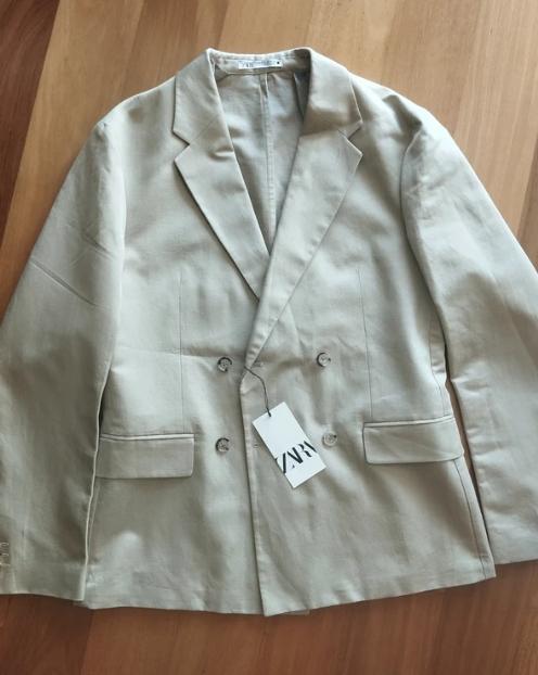 LINEN - COTTON SUIT BLAZER - Image 5