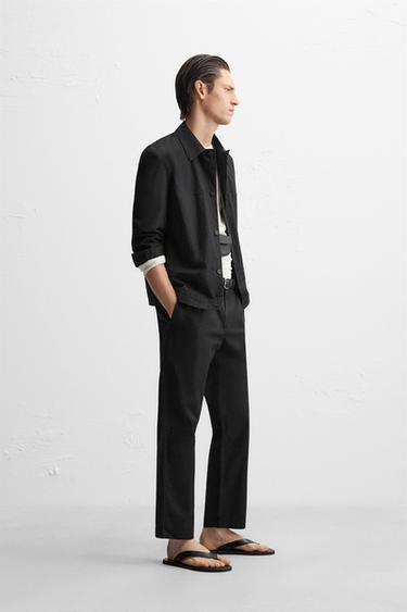 STRAIGHT-LEG TROUSERS - Black by Zara - Image 3