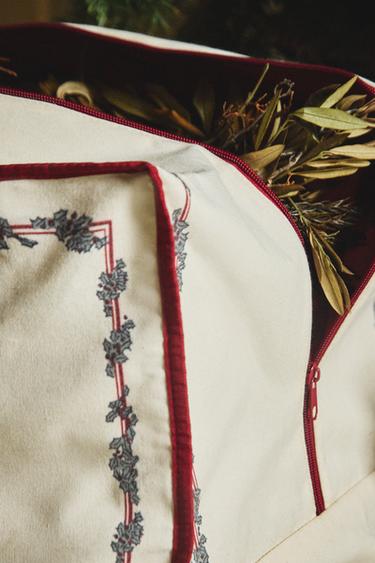 CHRISTMAS TREE STORAGE BAG - Red by Zara