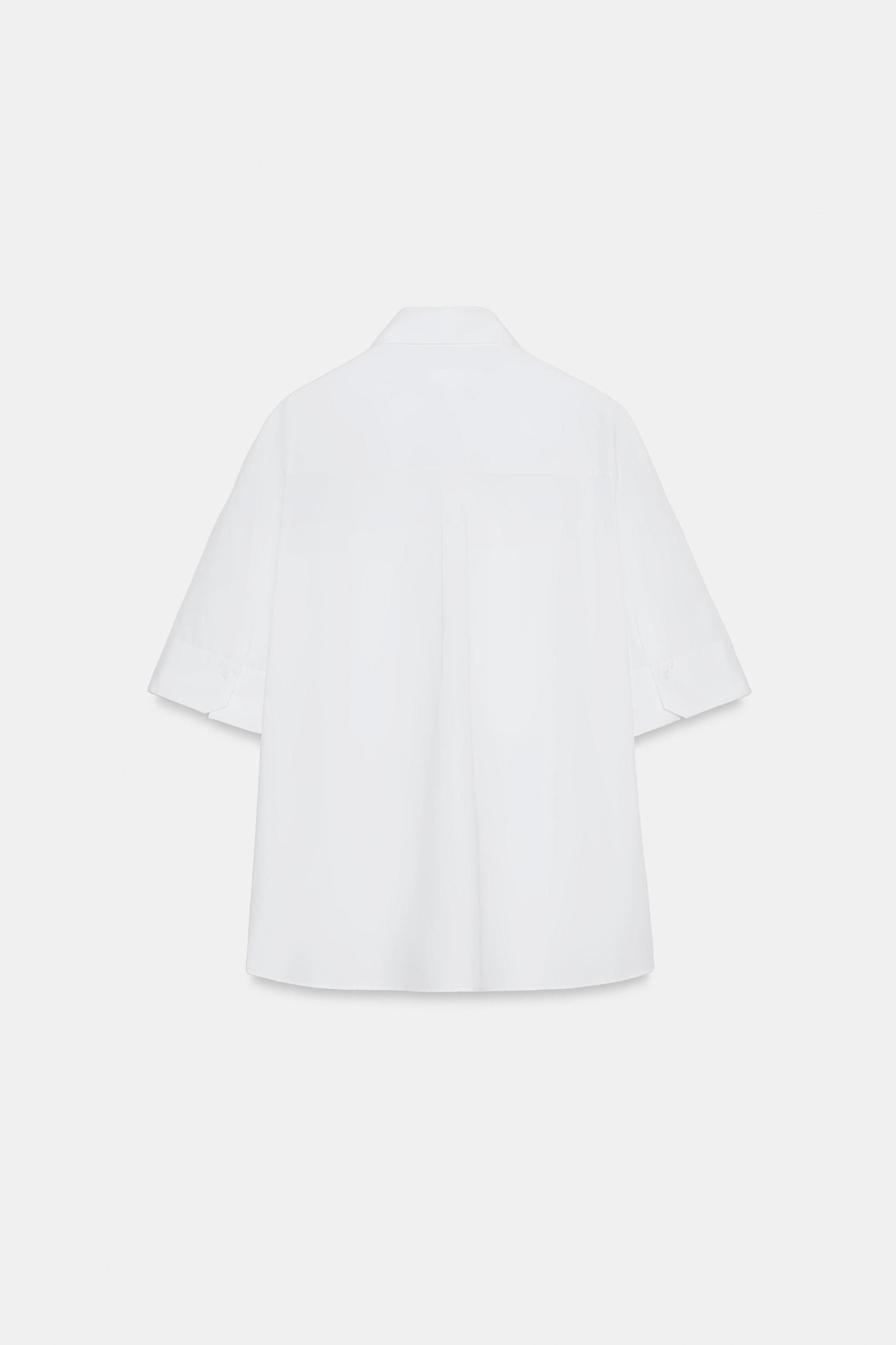ZW COLLECTION POPLIN SHIRT WITH BIB