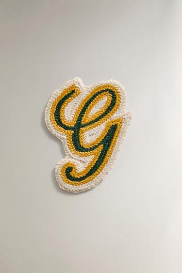 Zara COTTON LETTER G PATCH - Multicolored - Image 0