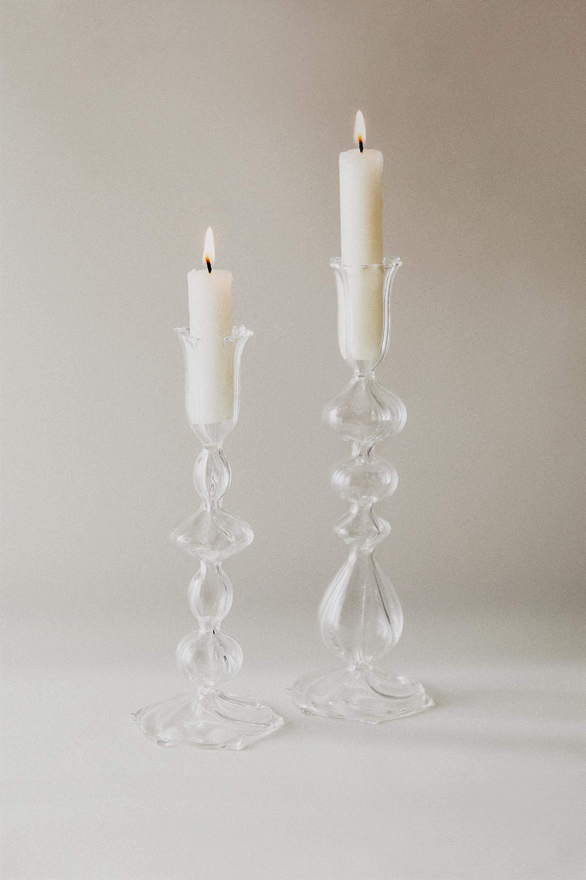 CHANDELIER VERRE TRANSPARENT