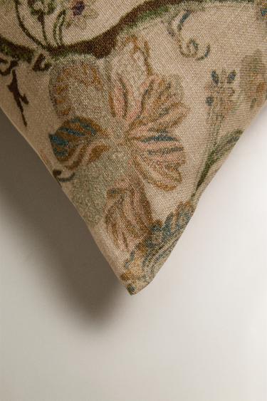 HOUSSE DE COUSSIN FLORAL - Beige clair de Zara - Image 1