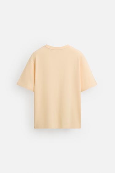 CONTRAST PRINT T-SHIRT - Vanilla by Zara - Image 7