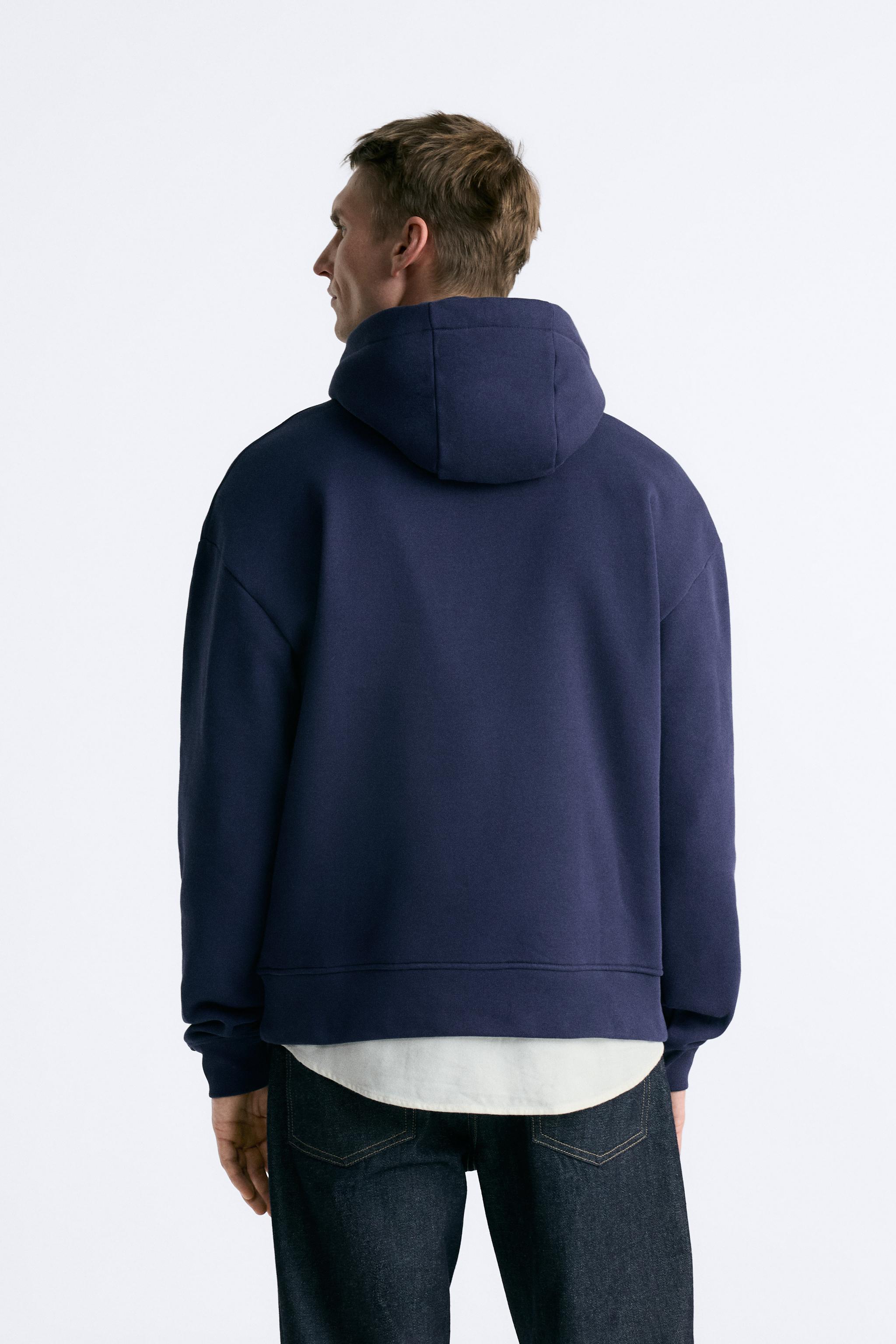 Hoodies for men hot sale zara