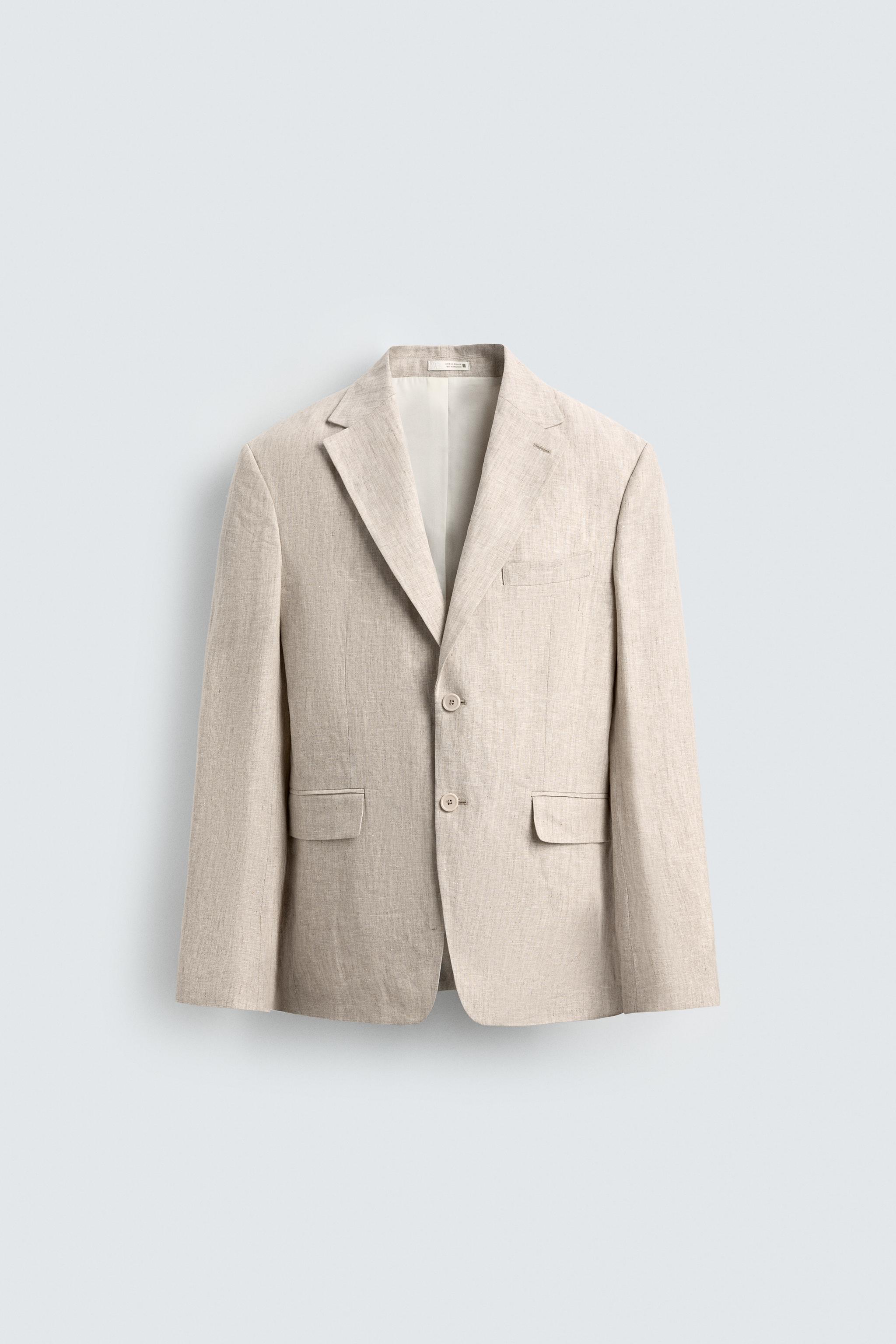 VESTE DE COSTUME 100 % LIN