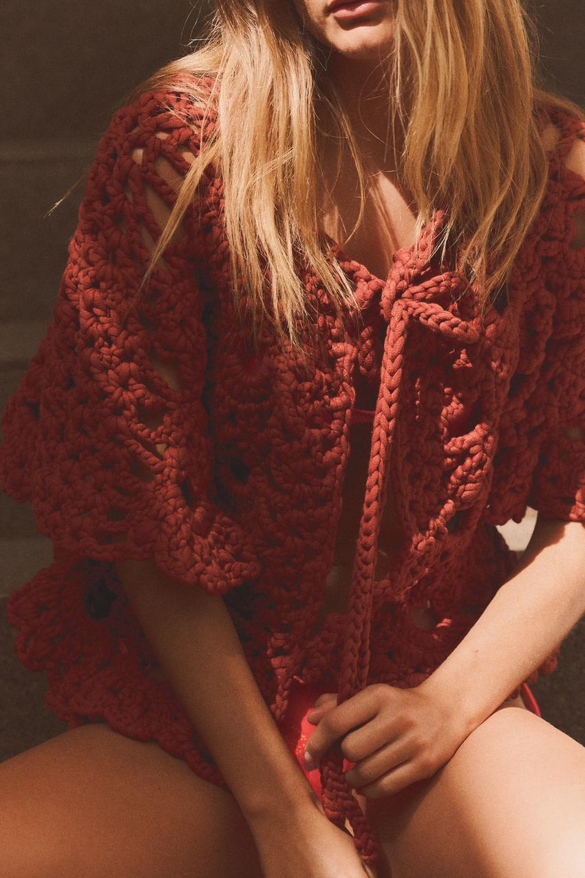 CROCHET KNIT JACKET