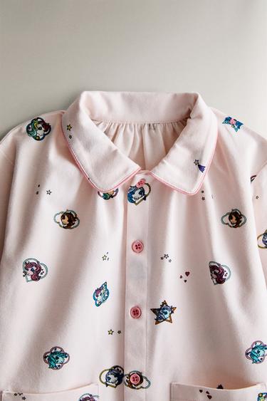 KIDS' MY LITTLE PONY© COTTON PYJAMA SET WITH SHIRT - Pink by Zara - Image 2