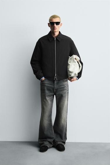TECHNICAL ZIP-UP JACKET - Black by Zara - Image 0