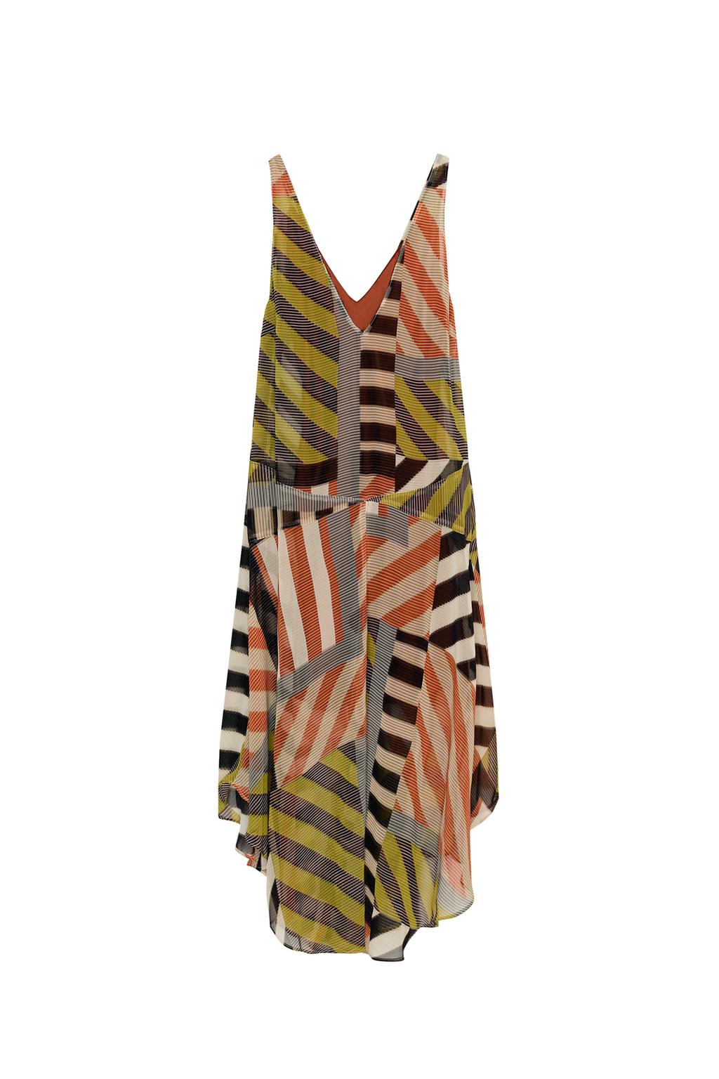 PATCHWORK PRINT DRESS - image 3