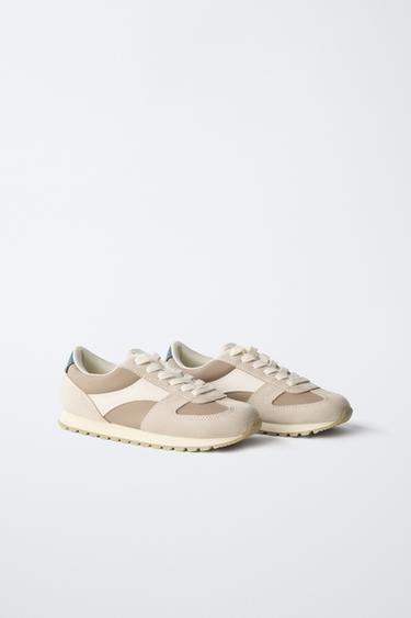 ZAPATILLA DEPORTIVA COMBINADA - Gris de Zara