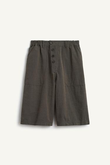 STRIPED SHORTS - striped by Zara