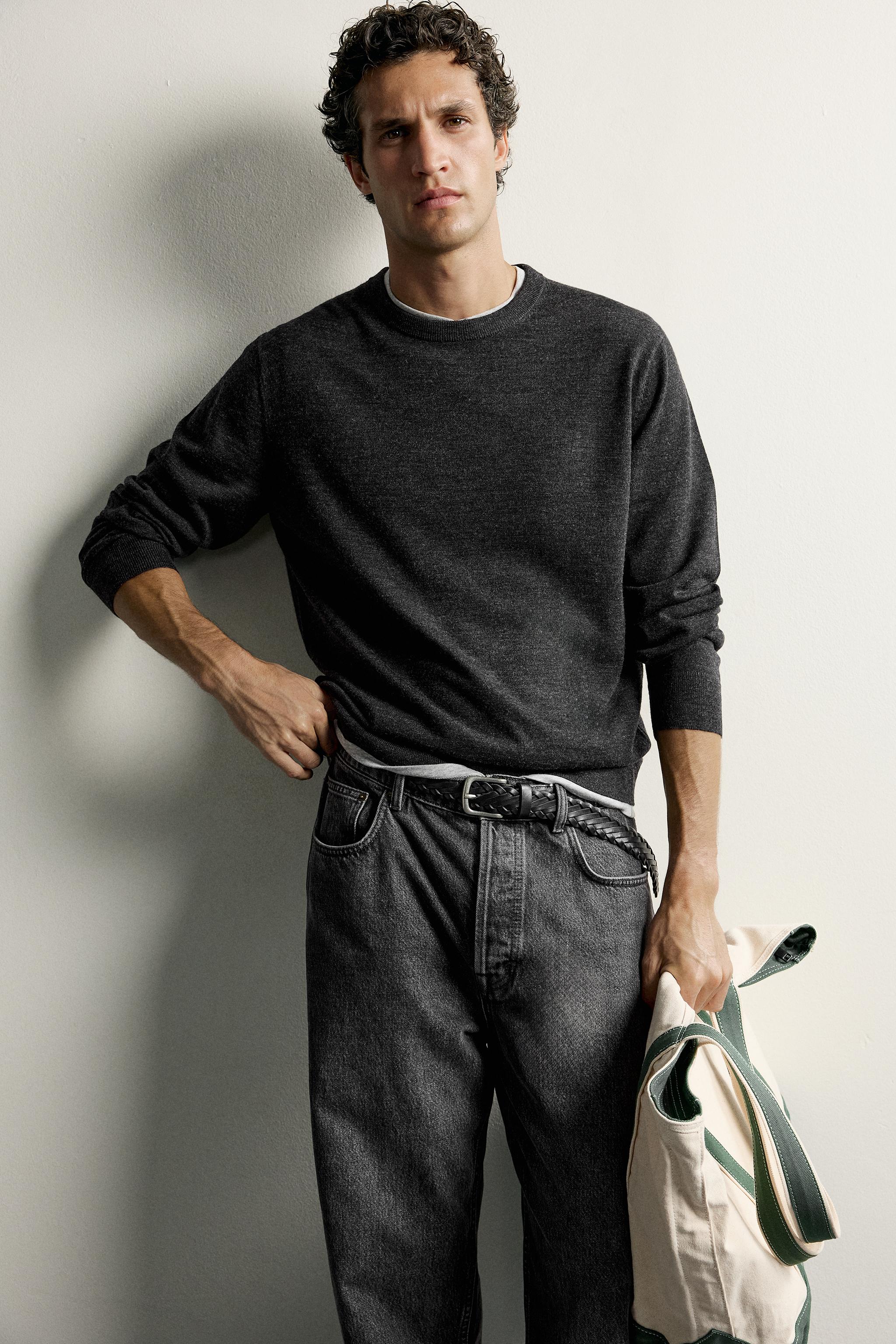 100% WOOL REGULAR FIT JUMPER