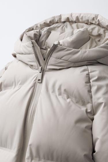 WATER-REPELLENT COAT WITH STICKER DETAIL - Ice by Zara - Image 4