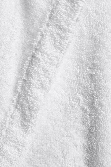 HOODED BATHROBE (360 GXM²) - White by Zara - Image 4