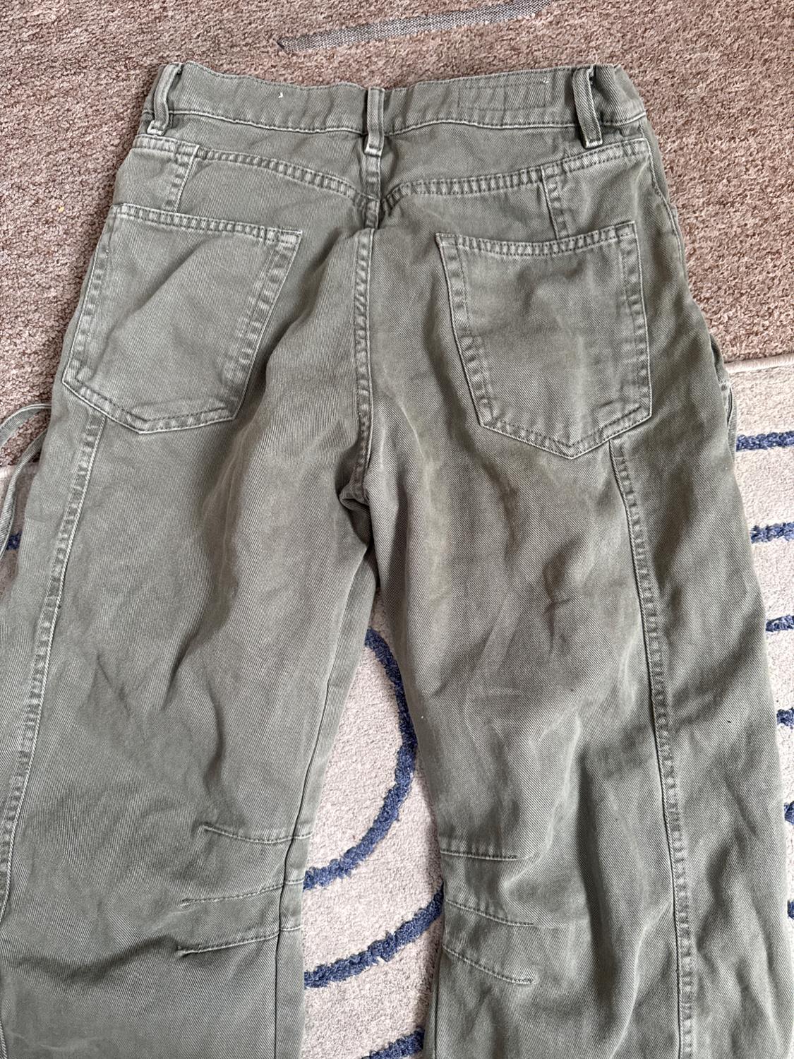 CARGO POCKET DENIM TROUSERS - Image 3
