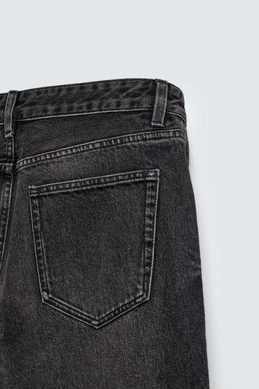 Zara FLARE FIT JEANS - Charcoal