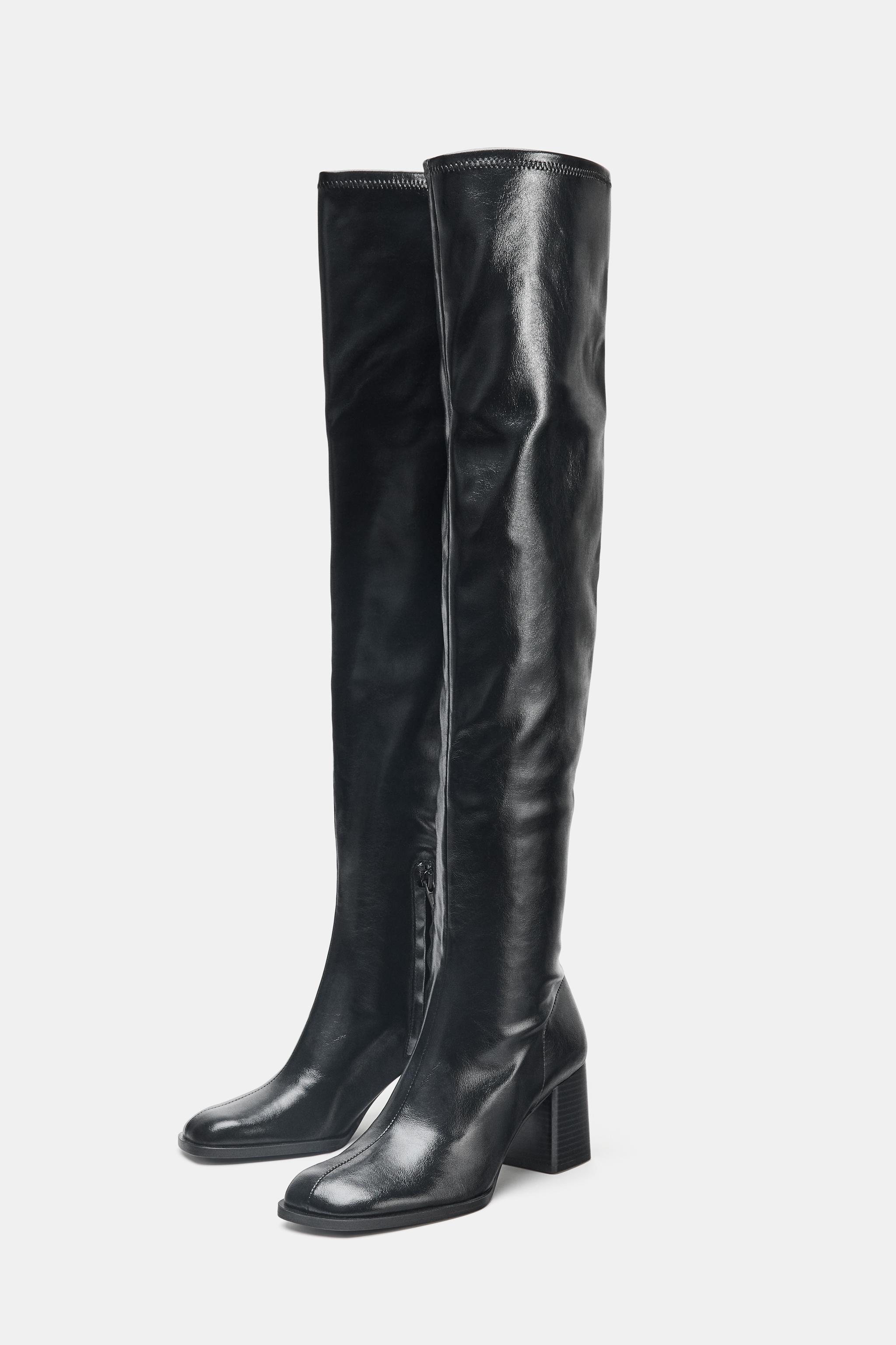 HIGH SHAFT HEELED BOOTS