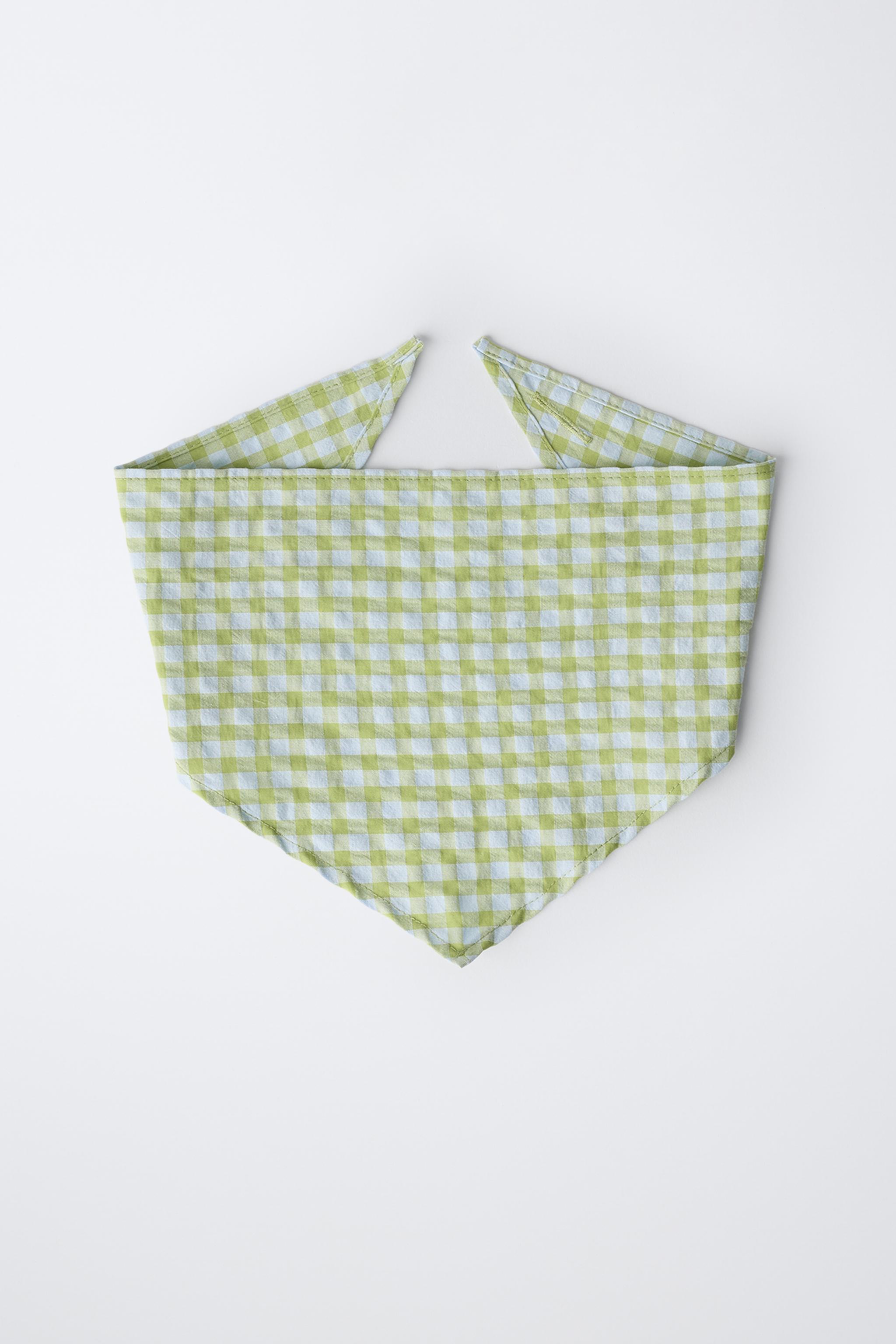 GINGHAM BANDANA - Lime green | ZARA United States