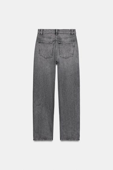 JEANS TRF MOM FIT TAILLE HAUTE - Gris anthracite de Zara - Image 7