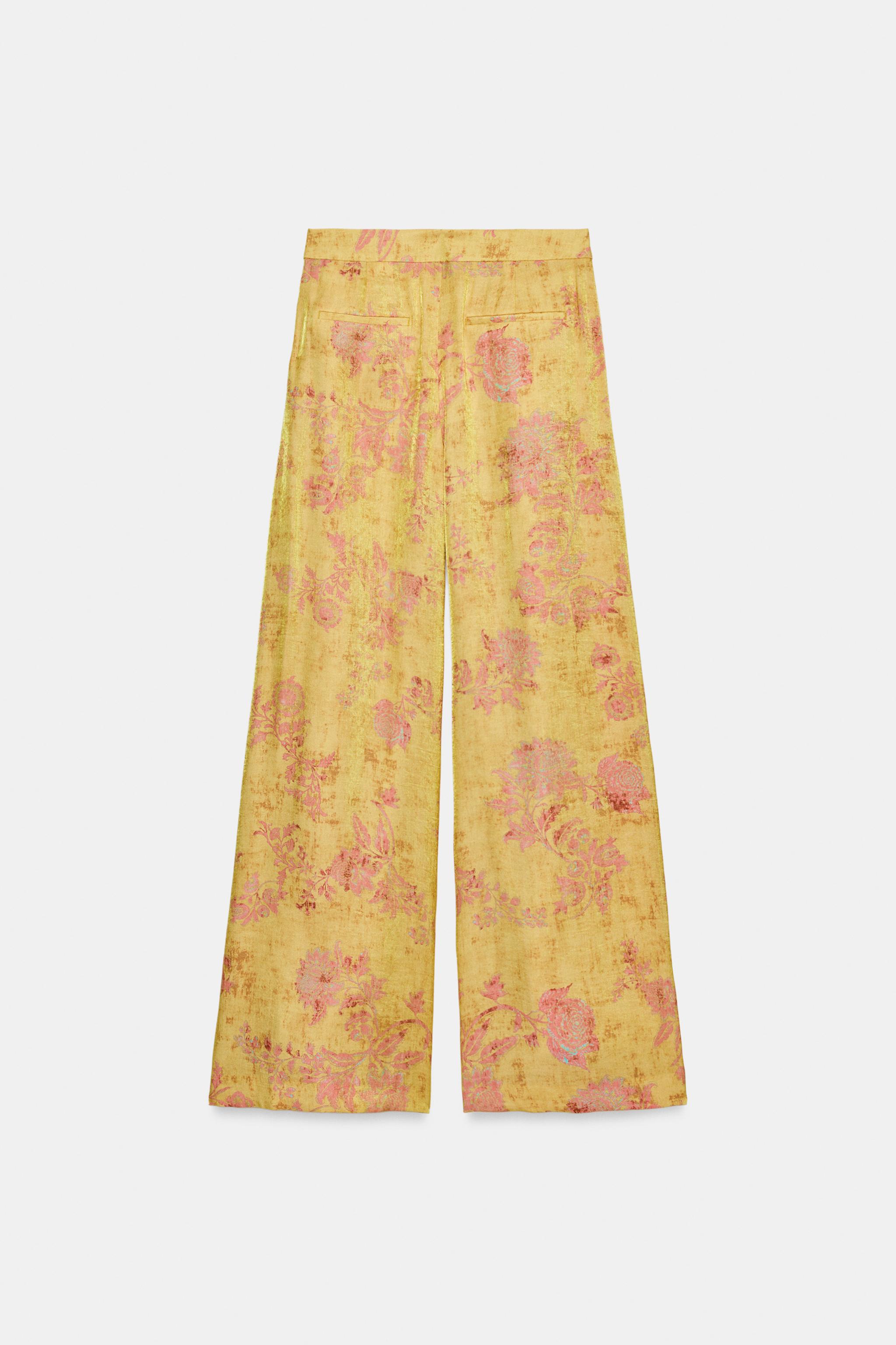 FLORAL PRINT PALAZZO PANTS