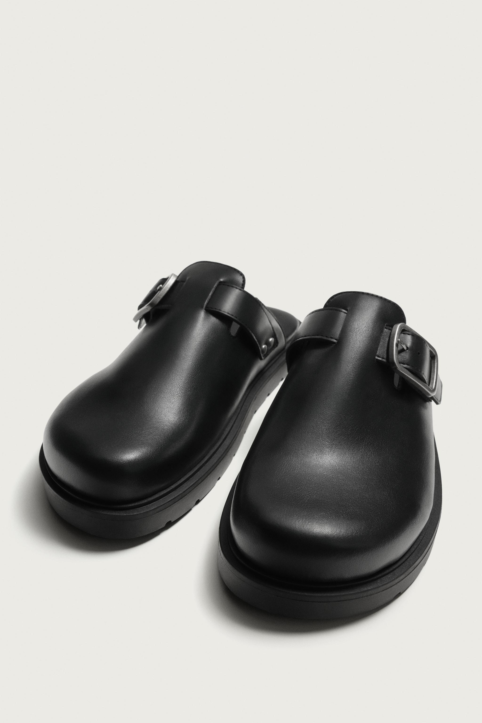 BUCKLE CLOGS - Black | ZARA United States