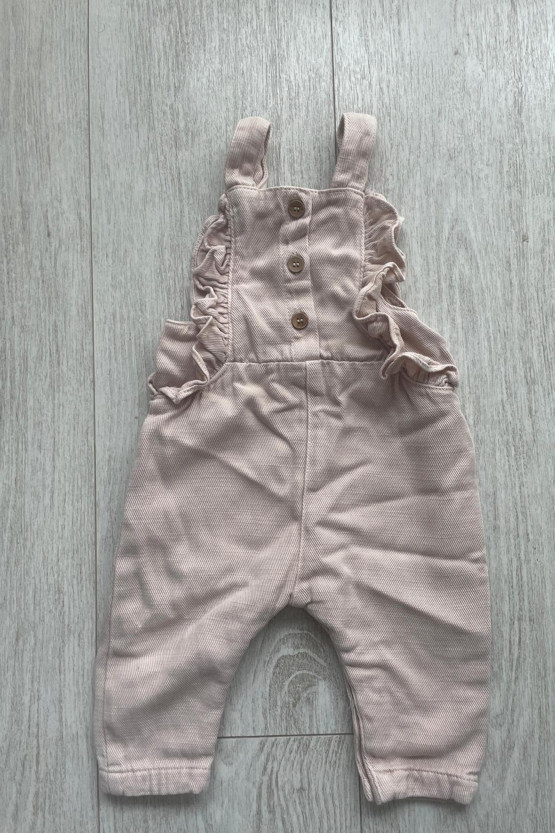 TWILL DUNGAREES WITH RUFFLES - Image 2