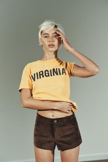 SUEDE EFFECT MINI SHORTS - Brown by Zara