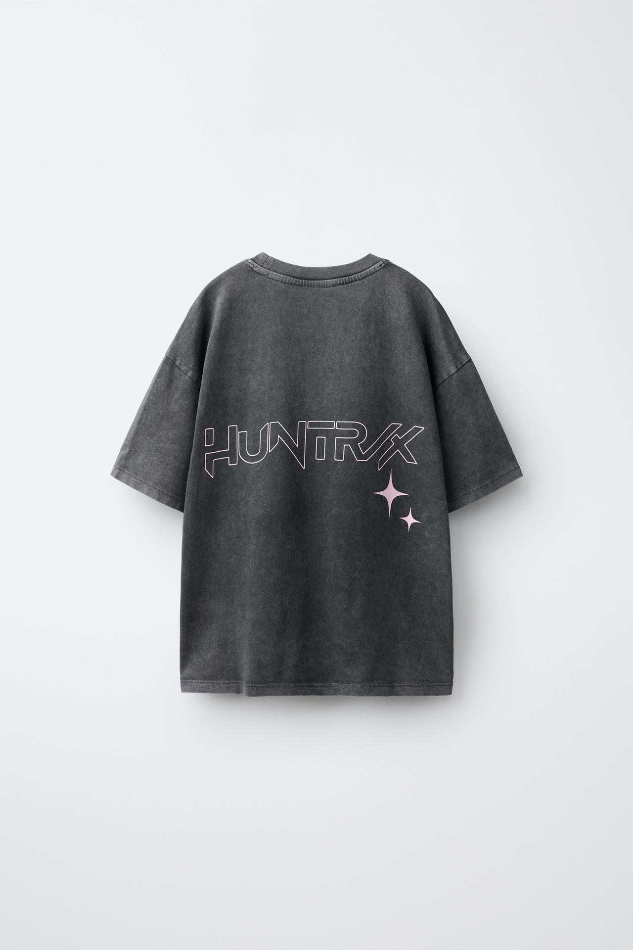 KPOP DEMON HUNTERS™ NETFLIX © WASHED EFFECT T-SHIRT — Anthracite grey