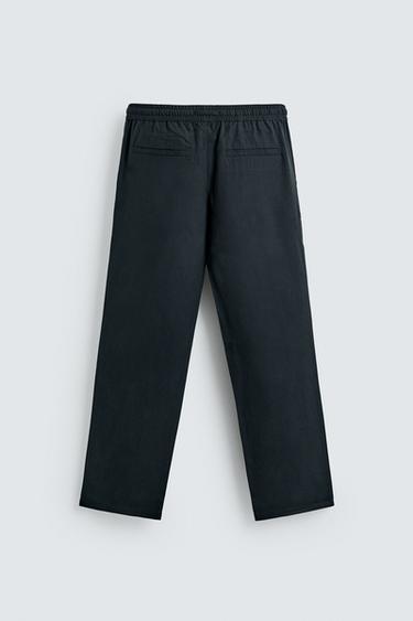 REGULAR FIT 100% LYOCELL TROUSERS - Blue by Zara - Image 7