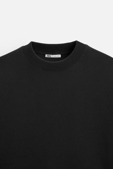 SWEAT STRUCTURÉ INTERLOCK - Noir de Zara - Image 7