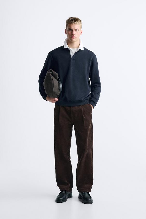 Zara polo sweatshirt Clearance