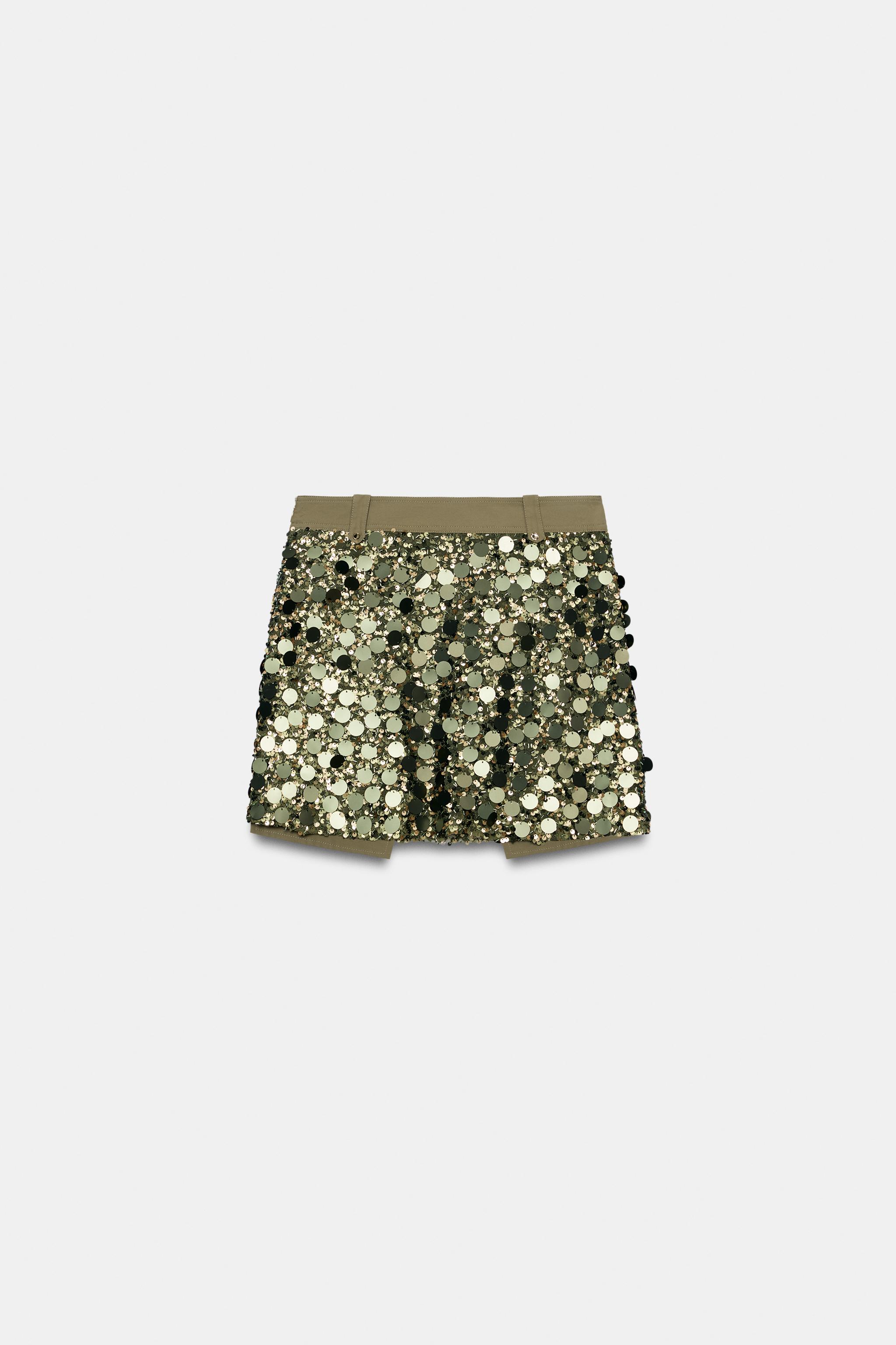 SEQUIN MINI SKIRT