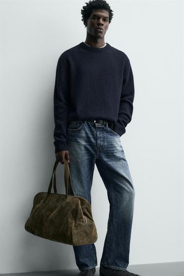 PULL LAINE - YACK - Bleu marine de Zara - Image 5