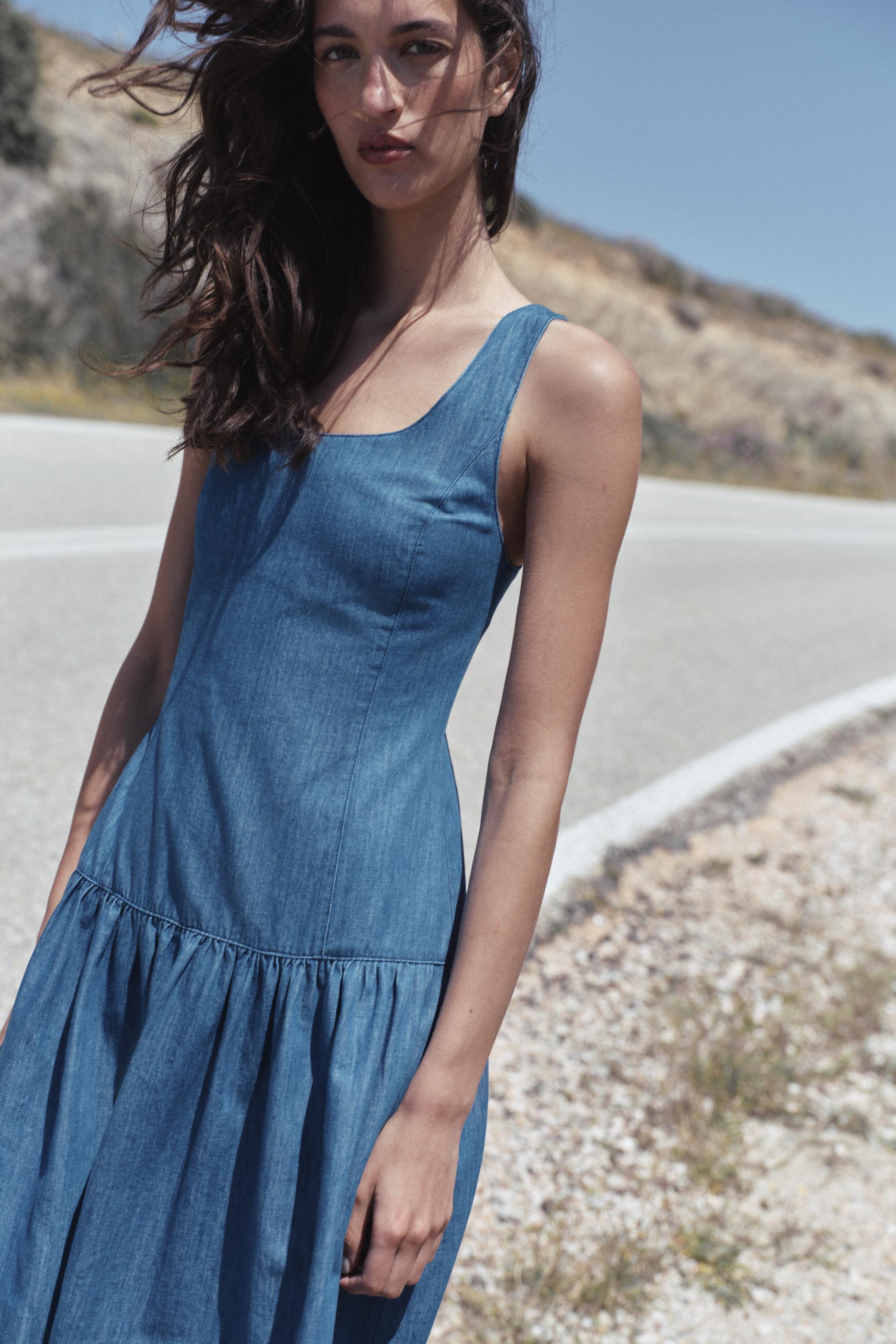MIDI CAPE SKIRT DRESS