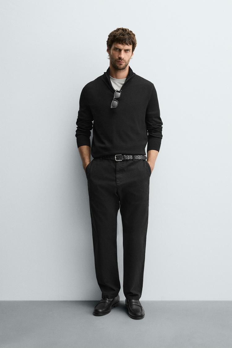 FERMUARLI YÜN KAZAK