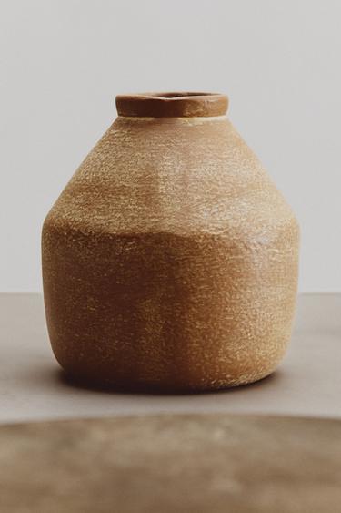 PETIT VASE MÉTALLIQUE - Sable de Zara
