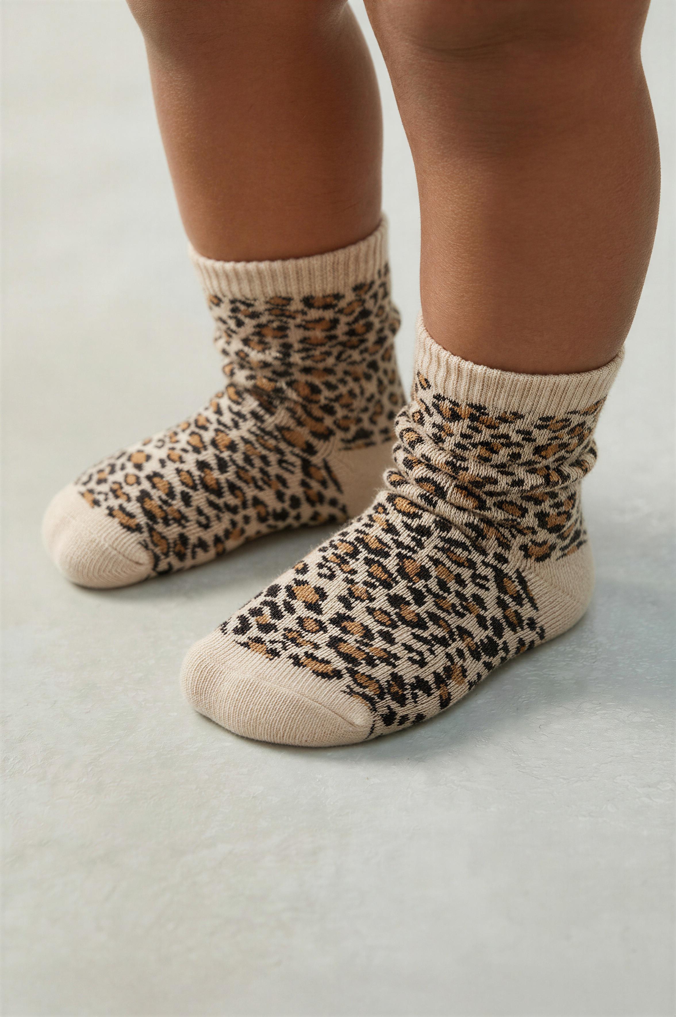 TWO-PACK OF ANIMAL PRINT SOCKS