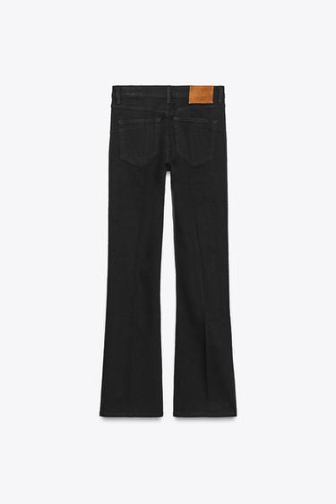 ZW COLLECTION BOOTCUT HIGH-WAIST JEANS - Black by Zara