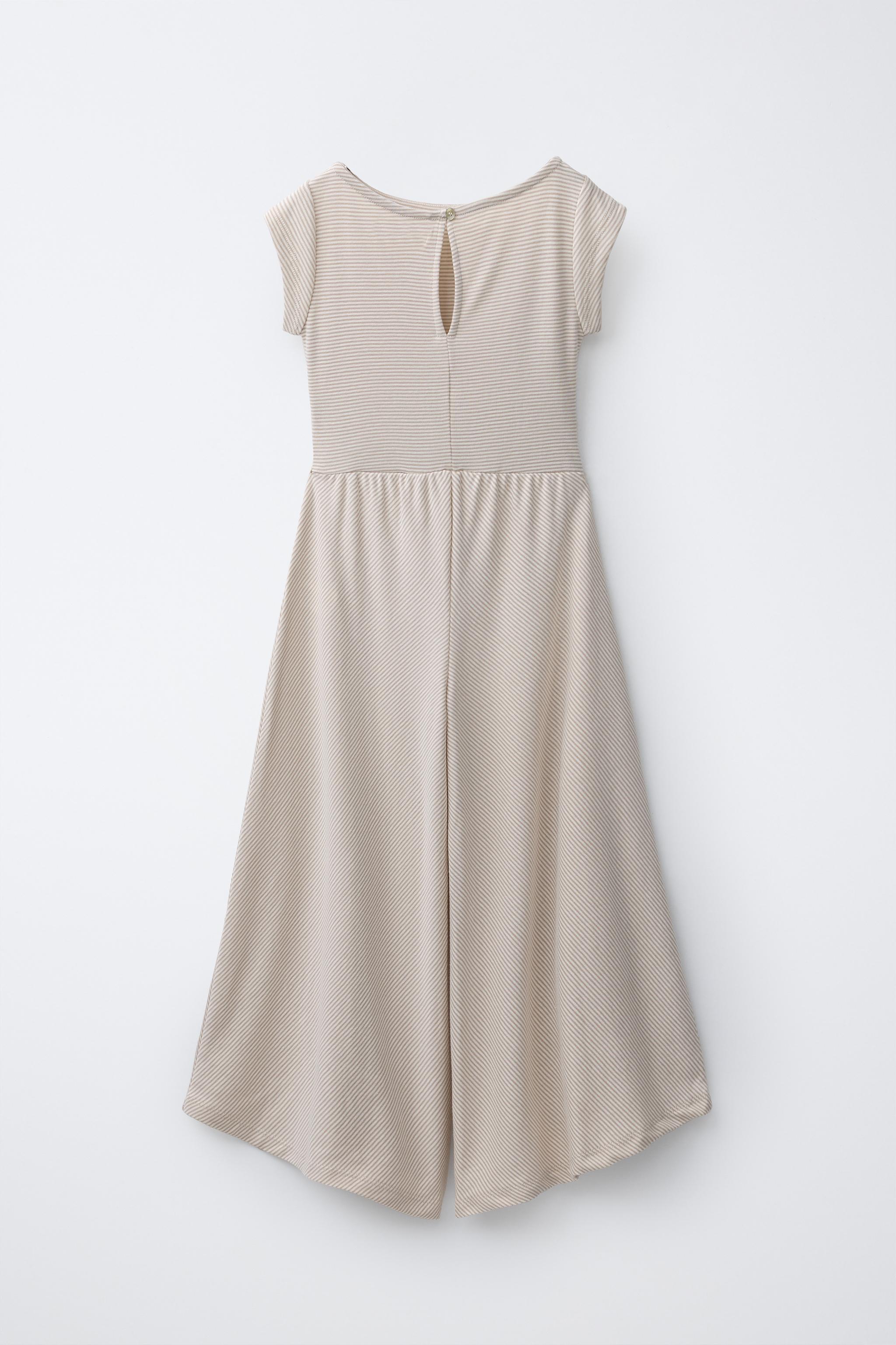 LONG STRIPED JUMPSUIT