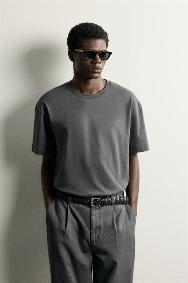 BASIC HEAVYWEIGHT T-SHIRT /03 — Dark anthracite 2