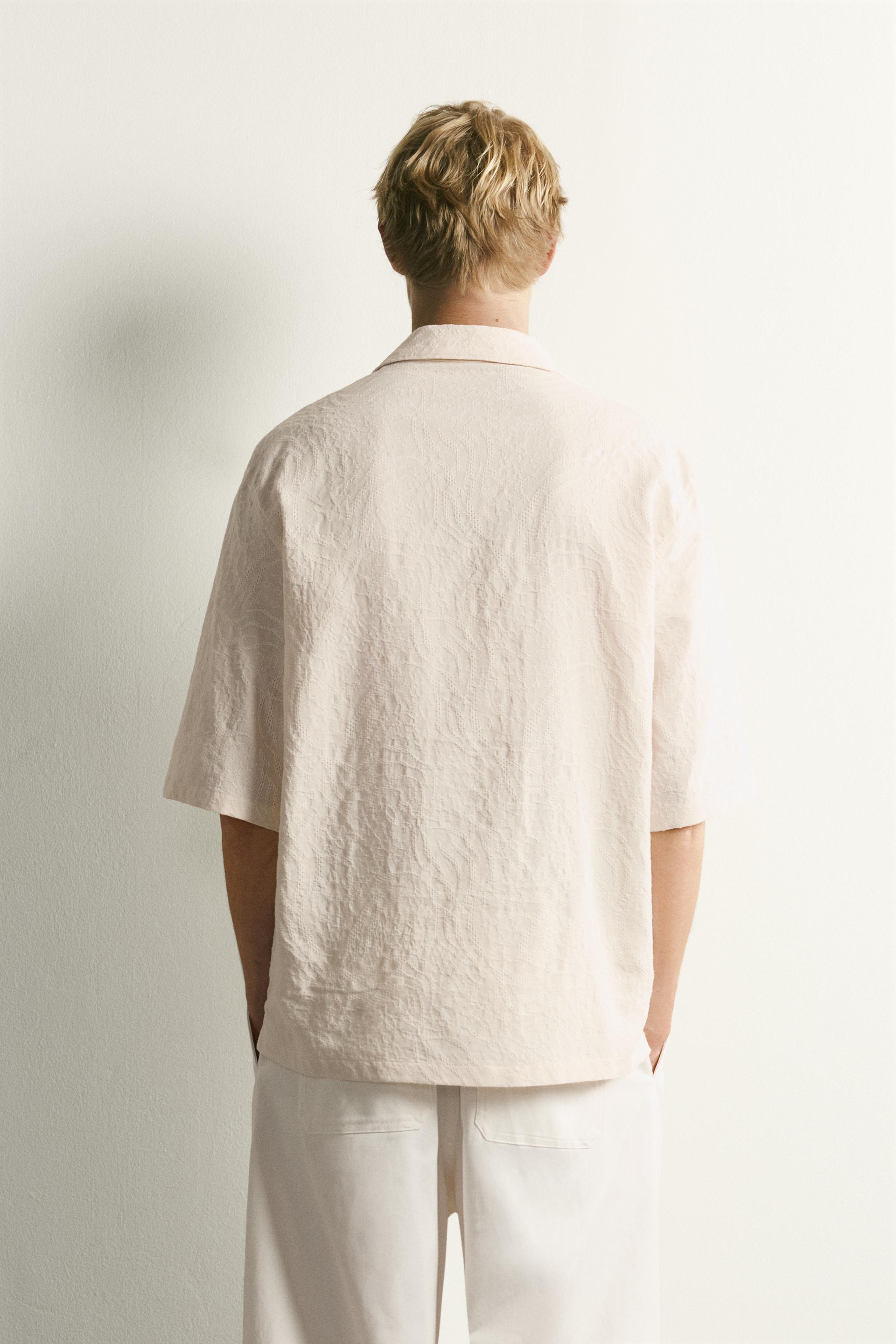 CHEMISE POLO RELAXED FIT JACQUARD