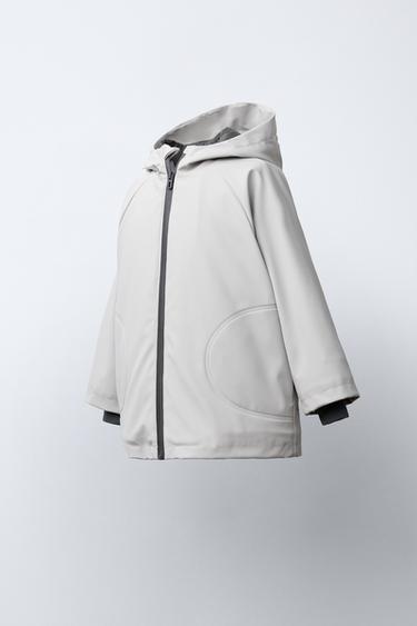 RUBBERISED WATER-RESISTANT RAINCOAT - Ice by Zara - Image 1
