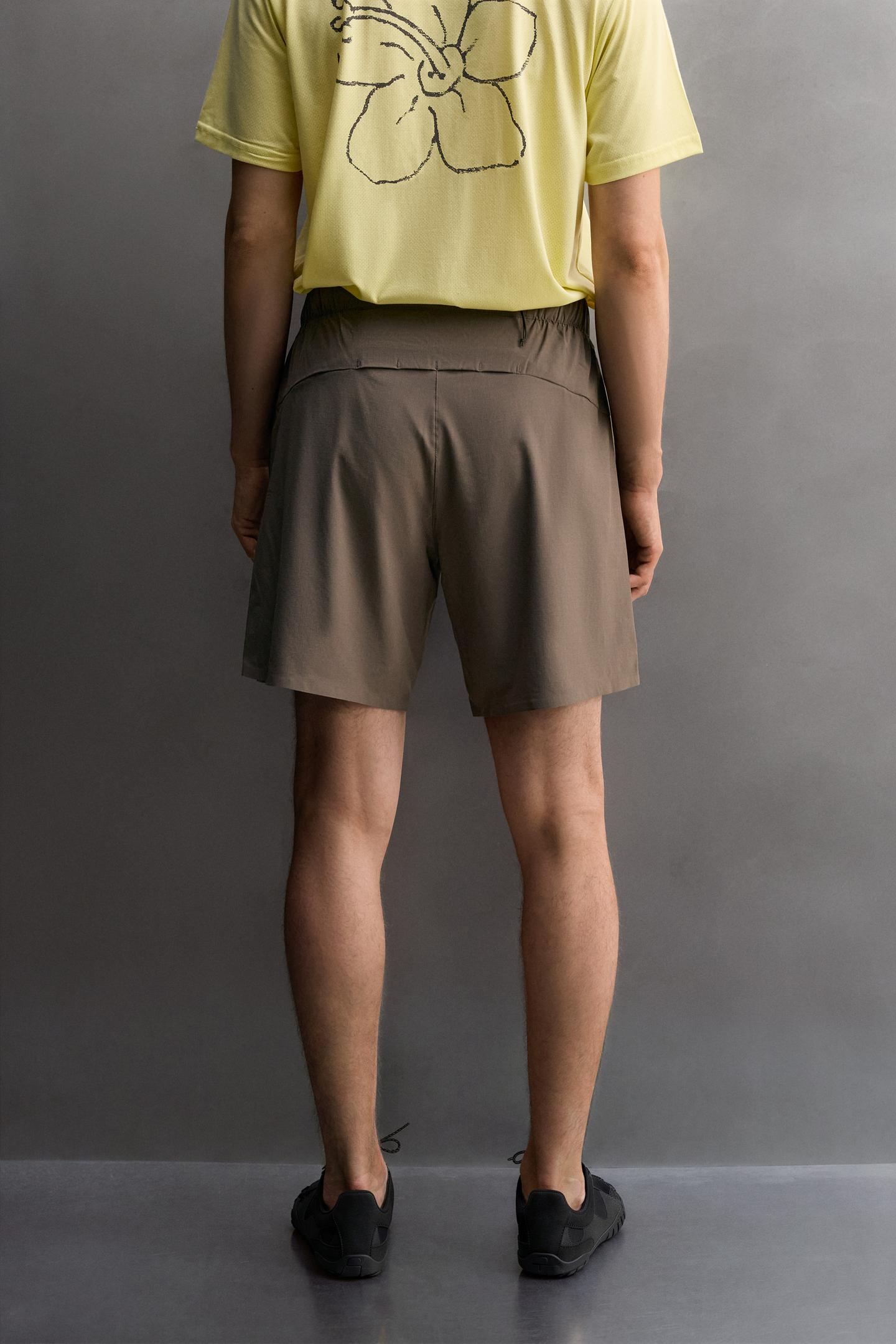 Мужские шорты Zara 9" Training, цвет: Тёмный коричневый — фото 3