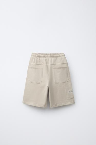 SHORT CARPENTER - Écru de Zara - Image 1