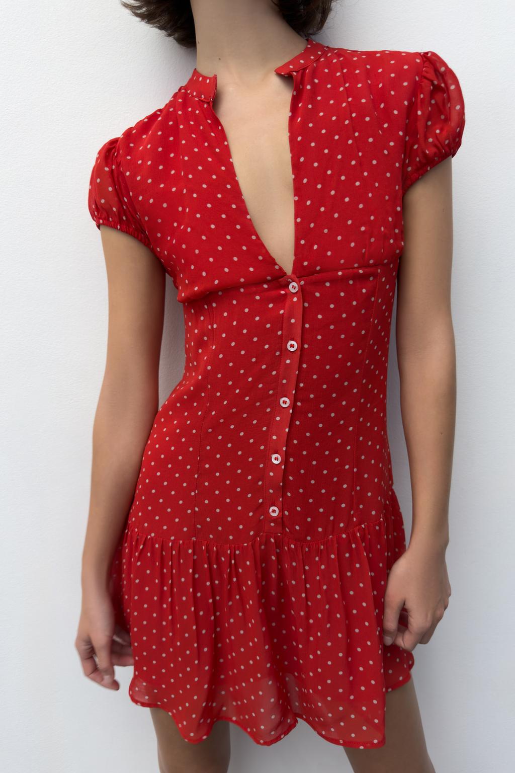 SHORT POLKA DOT DRESS