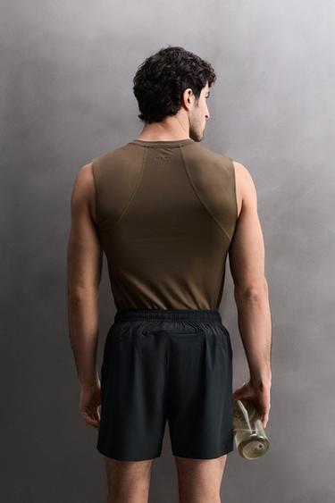 FIRST LAYER TANK TOP - Brown by Zara - Image 2